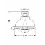 Верхний душ GROHE Tempesta New Rustic 27610000. Фото