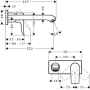 Смеситель для раковины Hansgrohe Metris 31086000. Фото