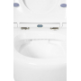 Унитаз подвесной безободковый с сиденьем BELBAGNO Tre BB8001CHR/SC. Фото