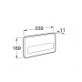 Кнопка смыва ROCA PL3 Single нержавеющая сталь 890097104. Фото