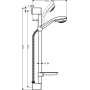 Душевой набор Hansgrohe Crometta 85 Vario Unica/Crometta 65 27764000, хром. Фото