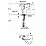Смеситель для раковины GROHE Veris 32187000. Фото