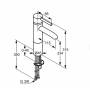 Смеситель для умывальника KLUDI Bozz 382960576. Фото