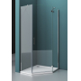 Душевой угол BELBAGNO KRAFT-P-1-90-C-Cr-R. Фото