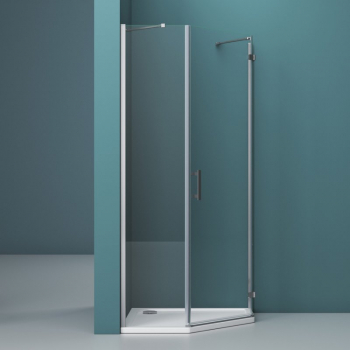 Душевой угол BELBAGNO KRAFT-P-1-100-C-Cr-L. Фото