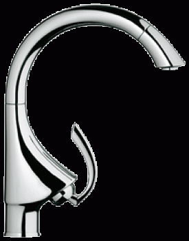 Смеситель для мойки GROHE K4 33786SD0. Фото