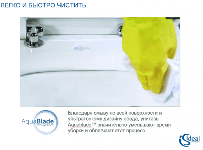 Унитаз подвесной IDEAL STANDARD Connect AquaBlade E047901. Фото