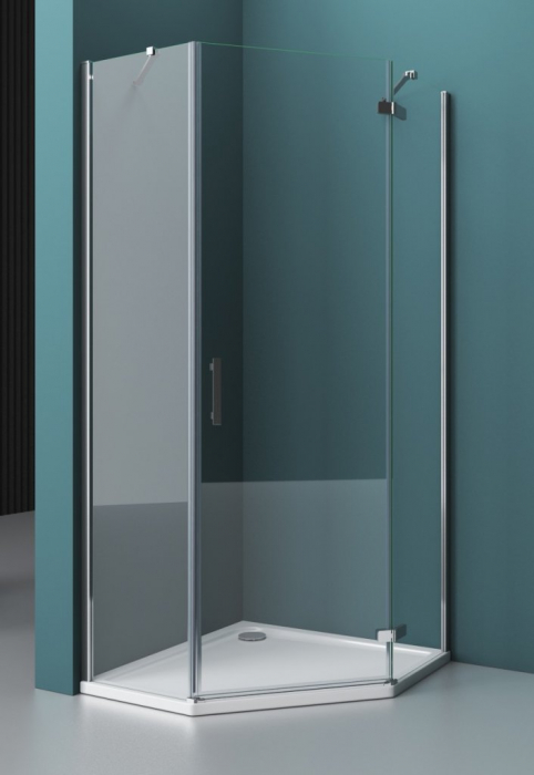 Душевой угол BELBAGNO KRAFT-P-1-90-C-Cr-R. Фото